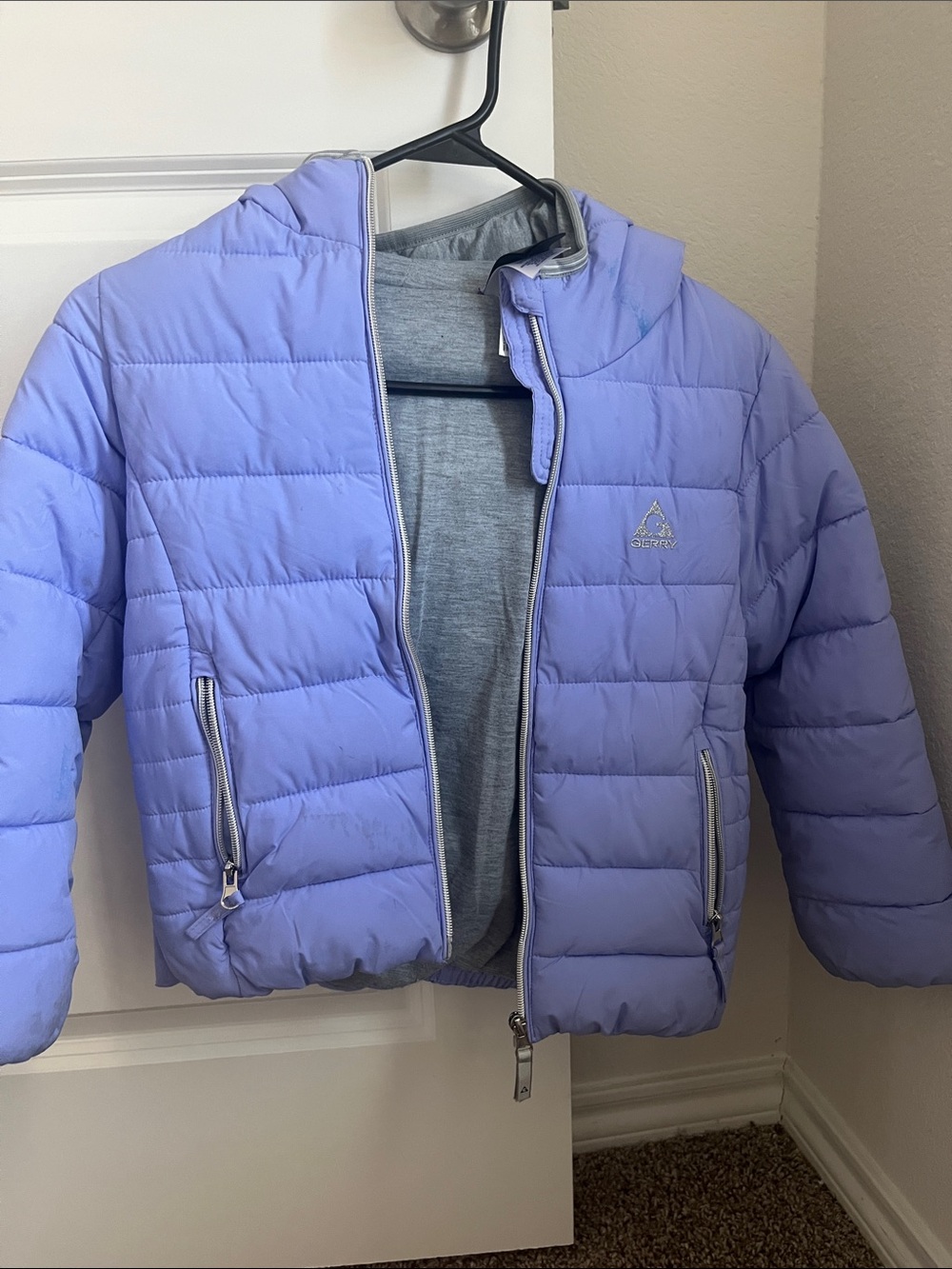 Gerry Weber Girls' Lavender Quilted Hooded Puffer Jacket